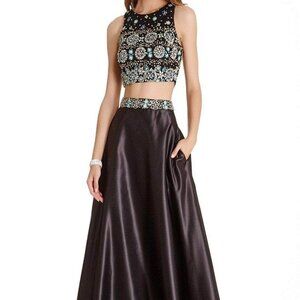 NWT Aspeed Design L1880 Prom Dress Black Size XXS
